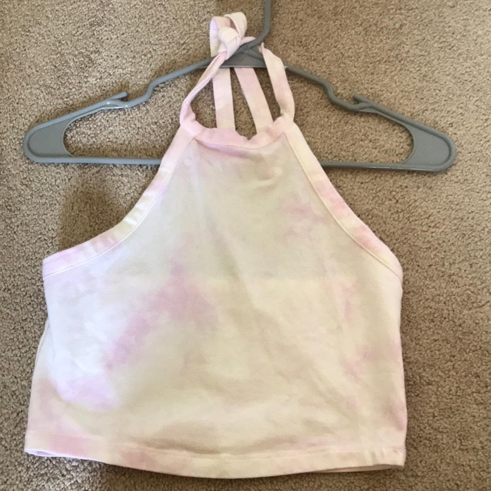Tie dye halter top